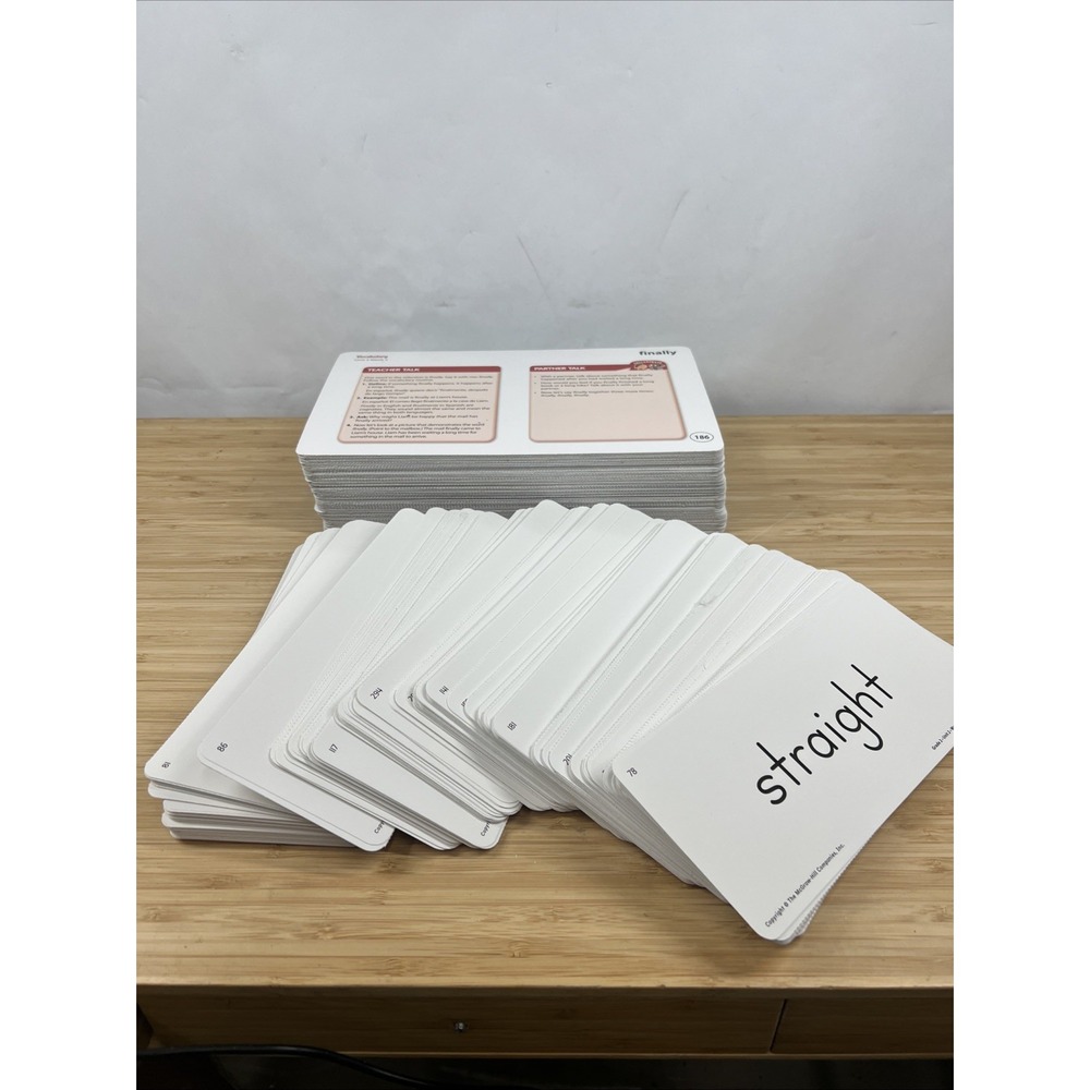 McGraw-Hill Wonders Grade 2 High-Frequency Word Cards Units 1–6 Complete